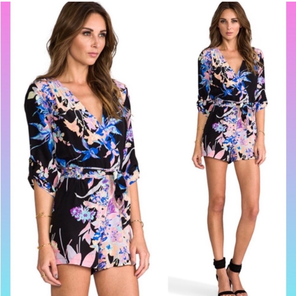 Yumi Kim floral print romper Size S